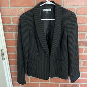 Pin strip blazer